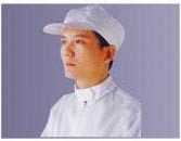 供应防静电小工帽，条纹帽，白色小工帽